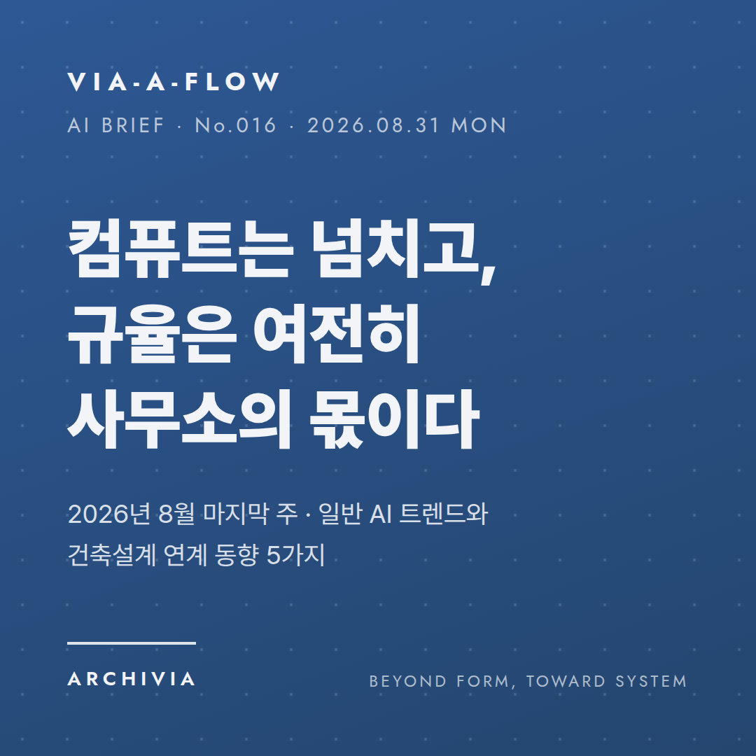 VIA-A-FLOW No.016 표지 — 컴퓨트는 넘치고, 규율은 여전히 사무소의 몫이다